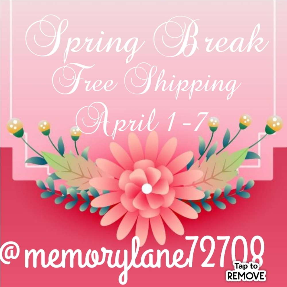 Free shipping April 1st-7th